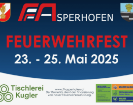 Die Freiwillige Feuerwehr Asperhofen lädt ein zum Feuerwehrfest